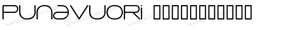 Punavuori 00150字体转换